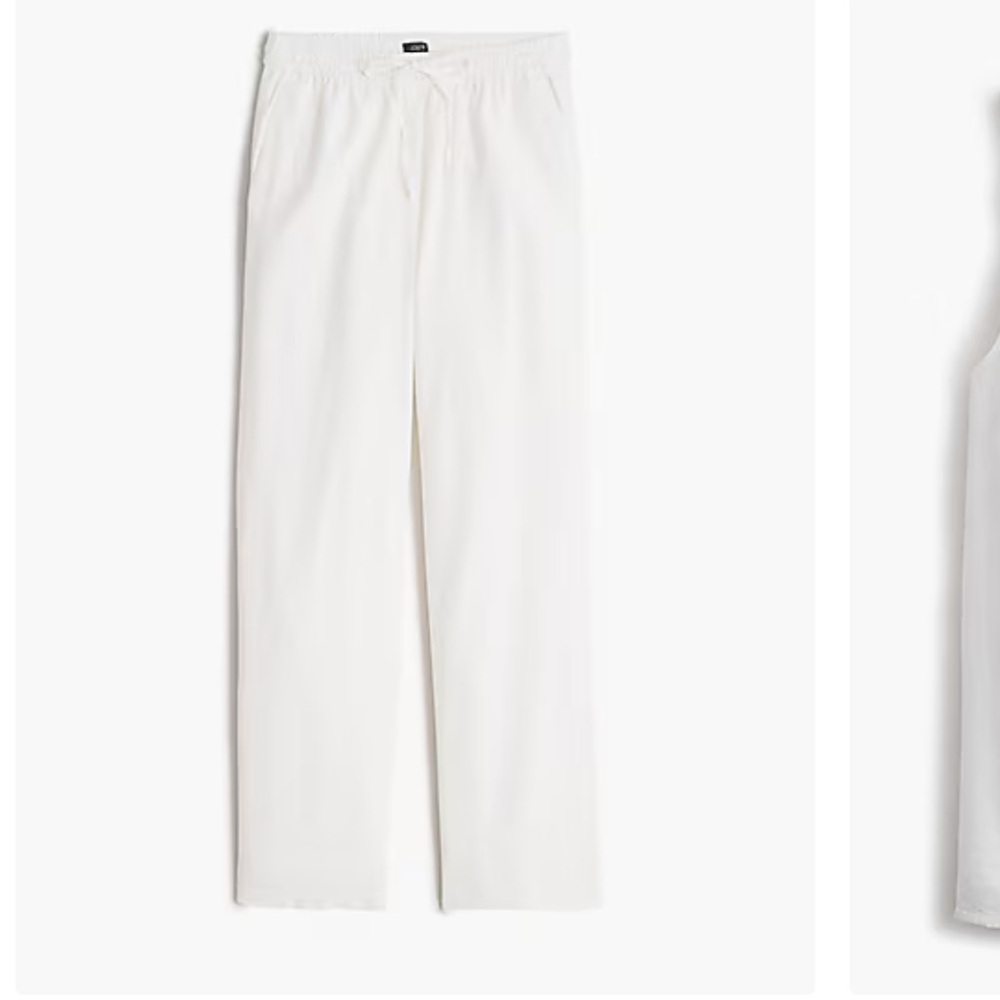 J. Crew Factory Classic White Women's Pants